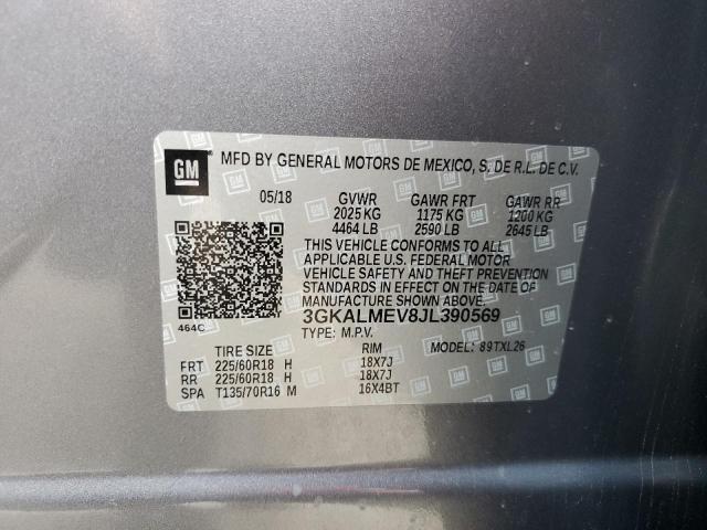 3GKALMEV8JL390569 GMC Terrain Sle