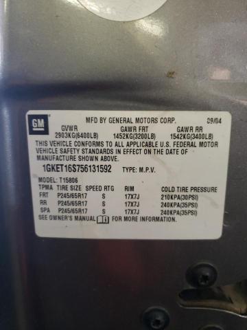 1GKET16S756131592 GMC ENVOY XL