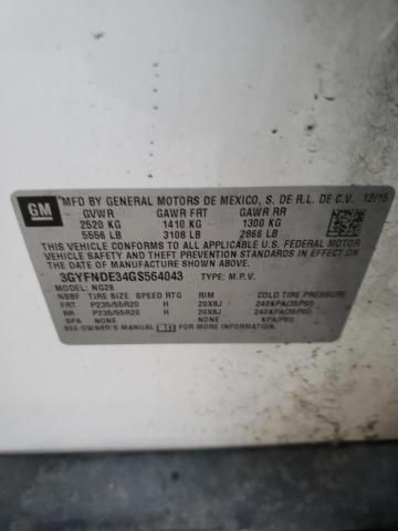 2016 CADILLAC SRX - 3GYFNDE34GS564043