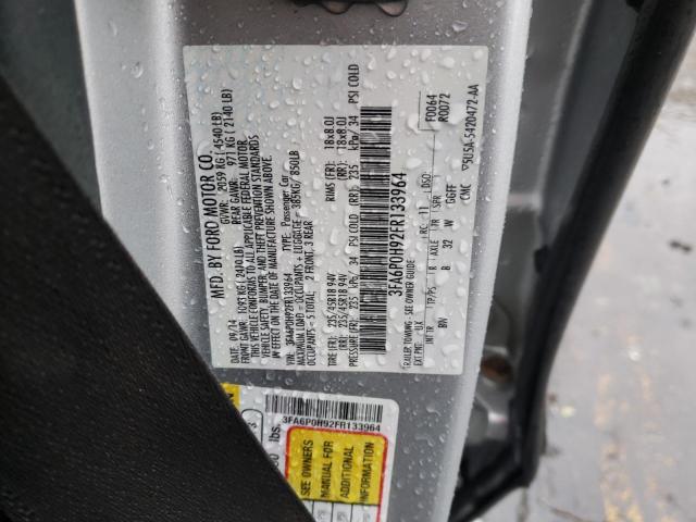 3FA6P0H92FR133964 Ford FUSION SE