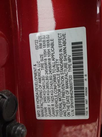 2022 HONDA PASSPORT T 5FNYF8H62NB007520