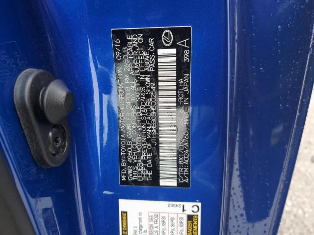 2017 LEXUS RC 300 JTHSM5BC5H5002549