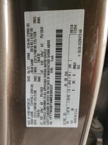 1FT7W2BT6MEE09337 Ford F250 Super Duty