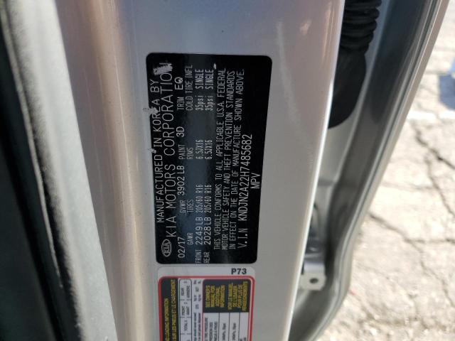 KNDJN2A22H7485682 KIA Soul