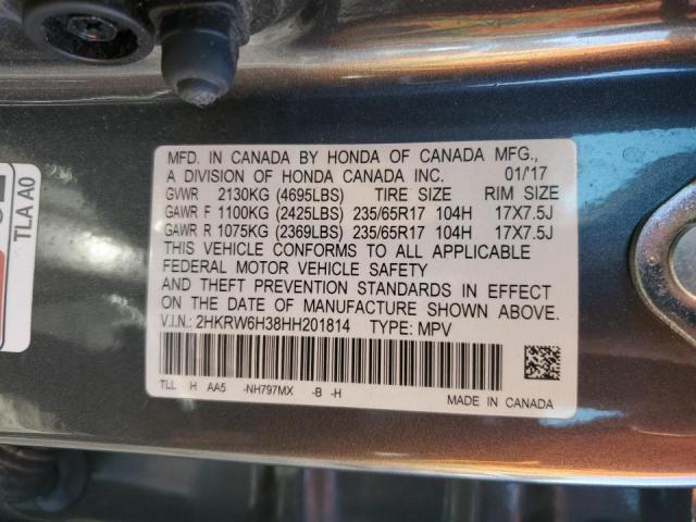 2017 HONDA CR-V LX - 2HKRW6H38HH201814