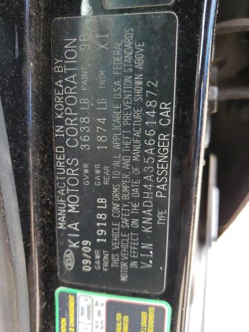 KNADH4A35A6614872 KIA RIO LX