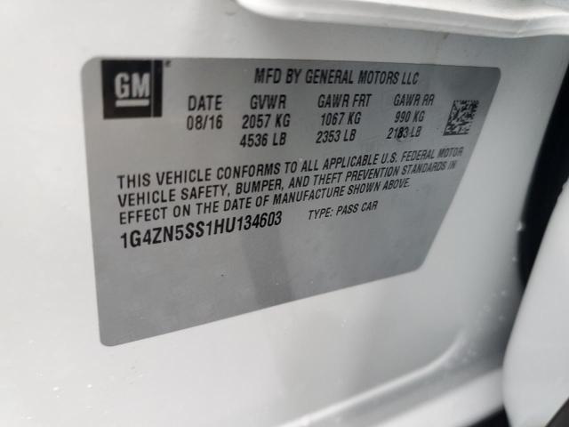 2017 BUICK LACROSSE P - 1G4ZN5SS1HU134603