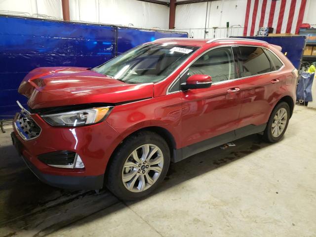 Salvage cars for sale from Copart Billings, MT: 2020 Ford Edge Titanium