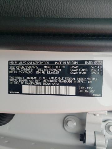 2023 VOLVO C40 RECHAR YV4ED3GL4P2025555