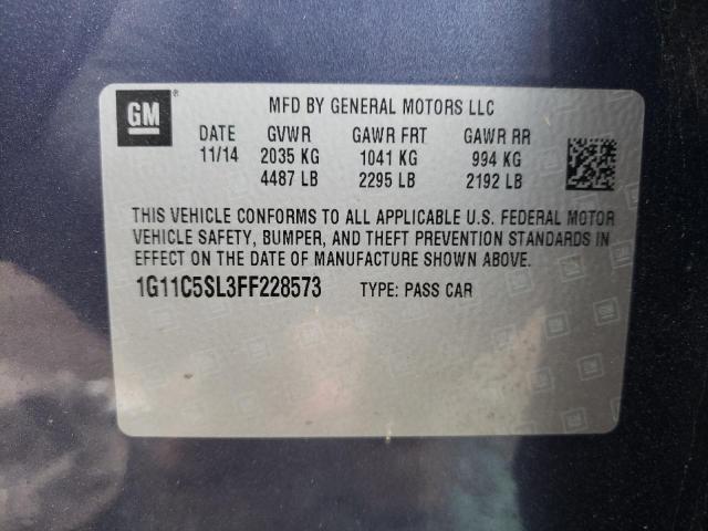 2015 CHEVROLET MALIBU 1LT - 1G11C5SL3FF228573