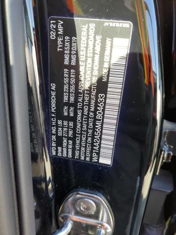 2021 PORSCHE MACAN - WP1AA2A56MLB04633
