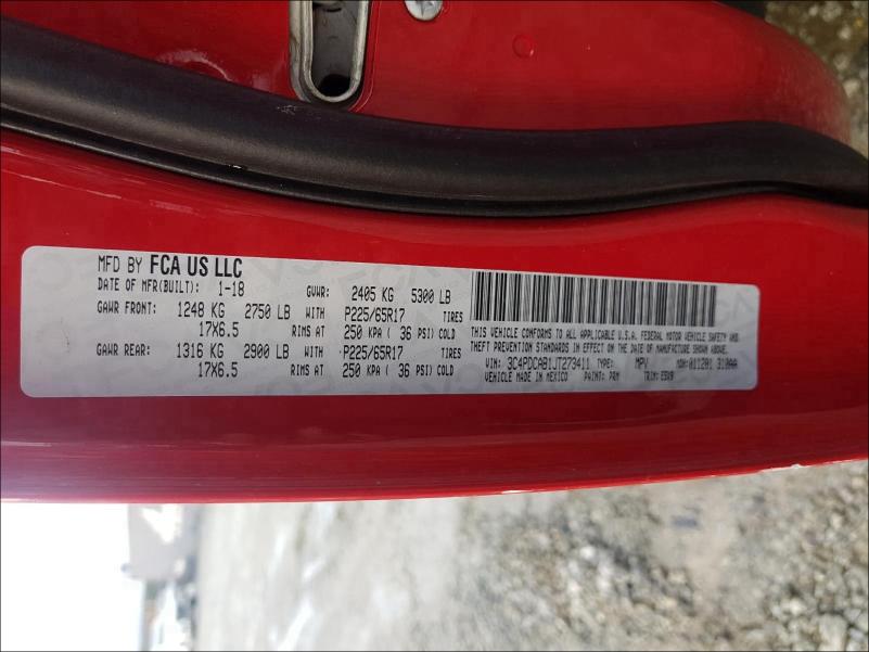 2018 DODGE JOURNEY SE 3C4PDCAB1JT273411