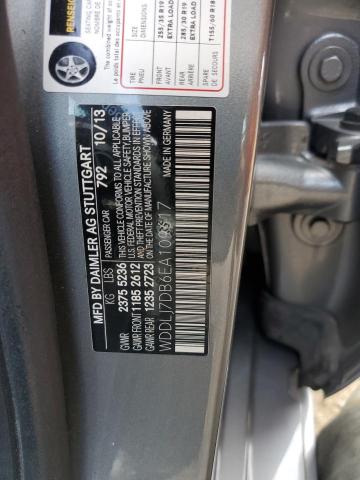 WDDLJ7DB6EA109617 Mercedes-Benz CLS 550