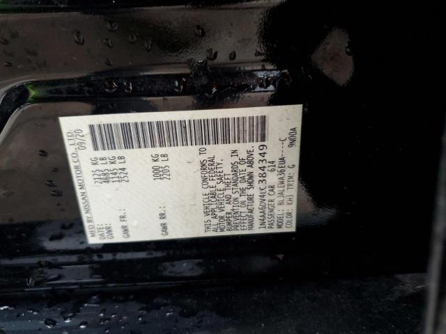 2020 NISSAN MAXIMA SL 1N4AA6DV4LC384349