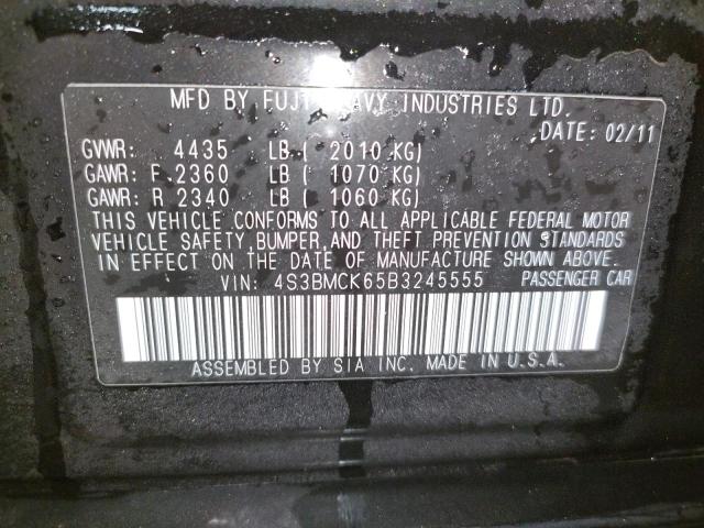 4S3BMCK65B3245555 Subaru Legacy 2.5i Limited