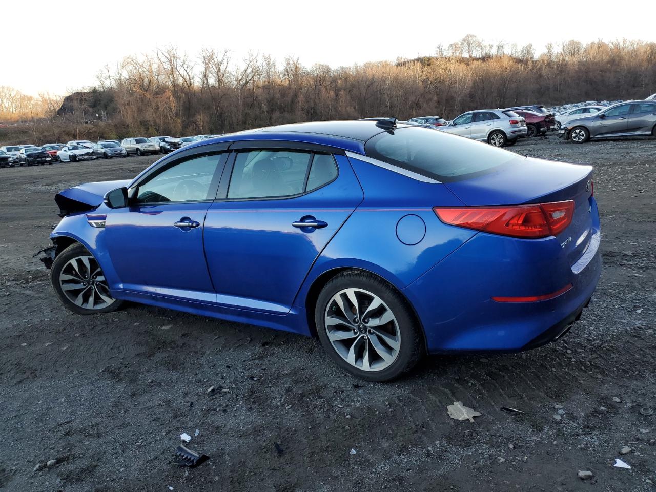 KIA OPTIMA SX 2015 blue  gas 5XXGR4A64FG411200 photo #3