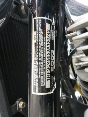 2003 HONDA VTX1800 R - 1HFSC49053A104742