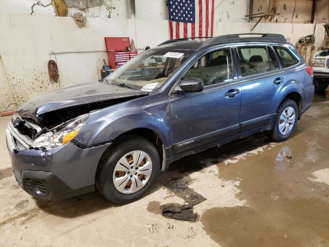 Salvage cars for sale from Copart Casper, WY: 2013 Subaru Outback 2.5I