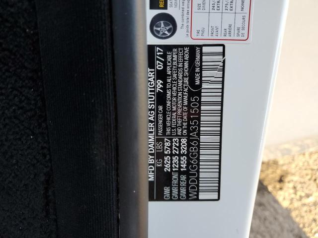 2018 MERCEDES-BENZ S 450 WDDUG6GB6JA351505