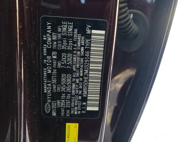 2021 HYUNDAI PALISADE L - KM8R5DHE2MU329146