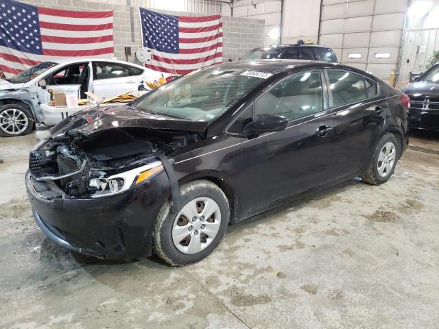 Salvage cars for sale from Copart Columbia, MO: 2017 KIA Forte LX