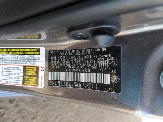 2018 TOYOTA CAMRY L - 4T1B11HK2JU589558