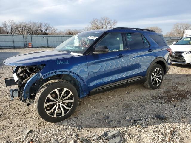 Salvage cars for sale from Copart Wichita, KS: 2022 Ford Explorer S
