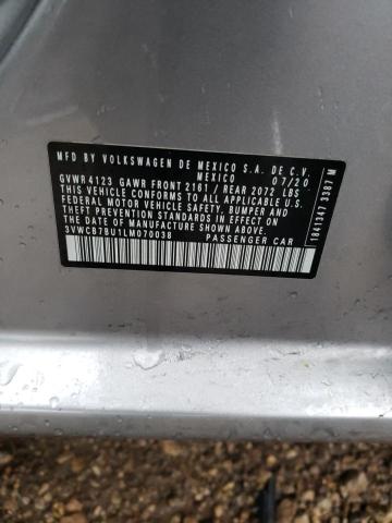 2020 VOLKSWAGEN JETTA S - 3VWCB7BU1LM070038