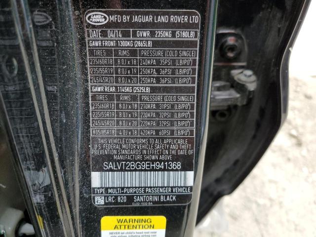 SALVT2BG9EH941368 Land Rover Range Rover Evoque Dynamic Premium