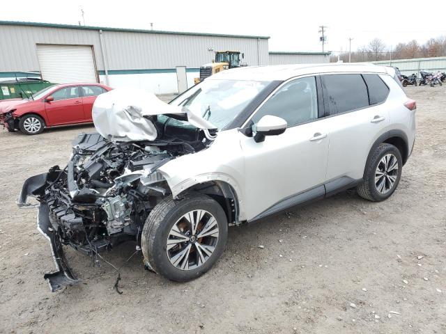 Salvage cars for sale from Copart Leroy, NY: 2021 Nissan Rogue SV