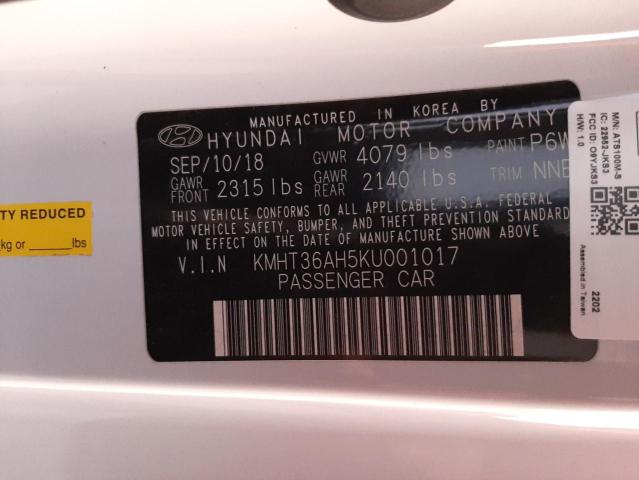 KMHT36AH5KU001017 Hyundai VELOSTER N
