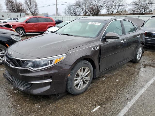 Salvage cars for sale from Copart Moraine, OH: 2018 KIA Optima