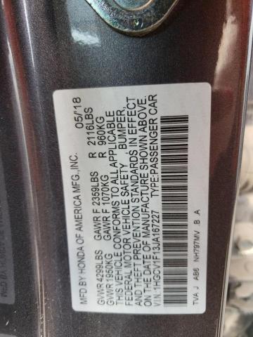 2018 HONDA ACCORD LX - 1HGCV1F13JA167227