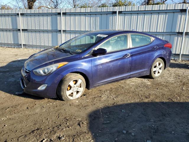 Salvage cars for sale from Copart West Mifflin, PA: 2012 Hyundai Elantra GL