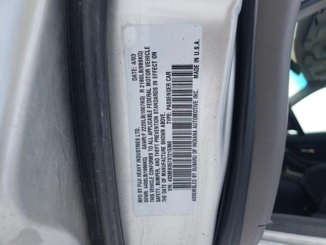 4S3BE635737215360 Subaru LEGACY L