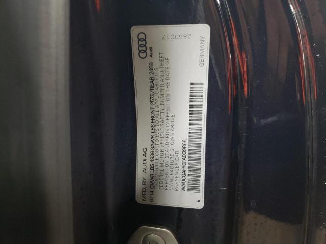 2015 AUDI S5 PREMIUM - WAUCGAFR0FA009866