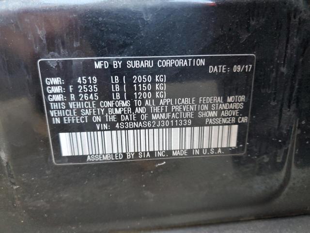 2018 SUBARU LEGACY SPO 4S3BNAS62J3011339