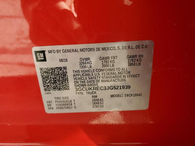 2018 CHEVROLET SILV2500 2 3GCUKREC3JG521939