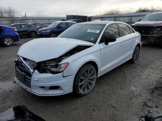 Salvage cars for sale from Copart Arlington, WA: 2015 Audi A3 Premium