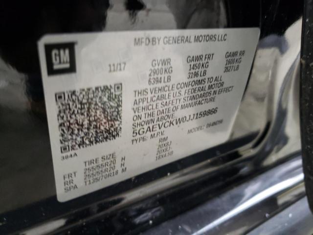2018 BUICK ENCLAVE AV 5GAEVCKW0JJ159866