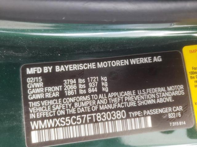 WMWXS5C57FT830380 Mini Cooper