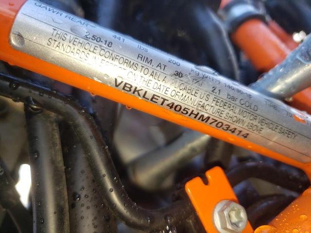 2017 KTM 690 ENDURO VBKLET405HM703414