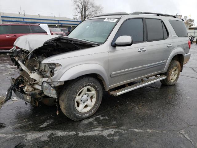 Vehiculos salvage en venta de Copart Tulsa, OK: 2003 Toyota Sequoia LI