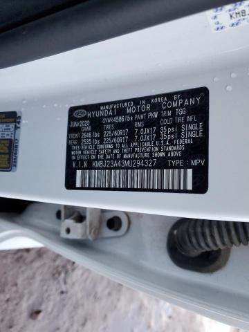 2021 HYUNDAI TUCSON SE - KM8J23A43MU294327