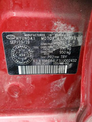 2020 HYUNDAI ELANTRA SE - KMHD84LF1LU002432