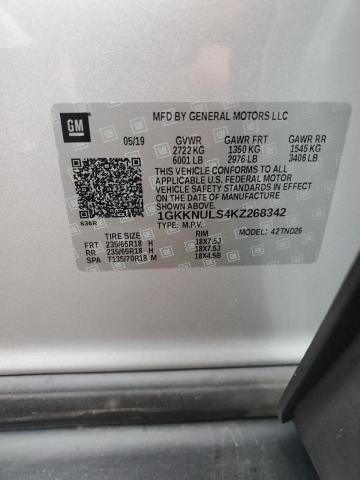 1GKKNULS4KZ268342 GMC Acadia