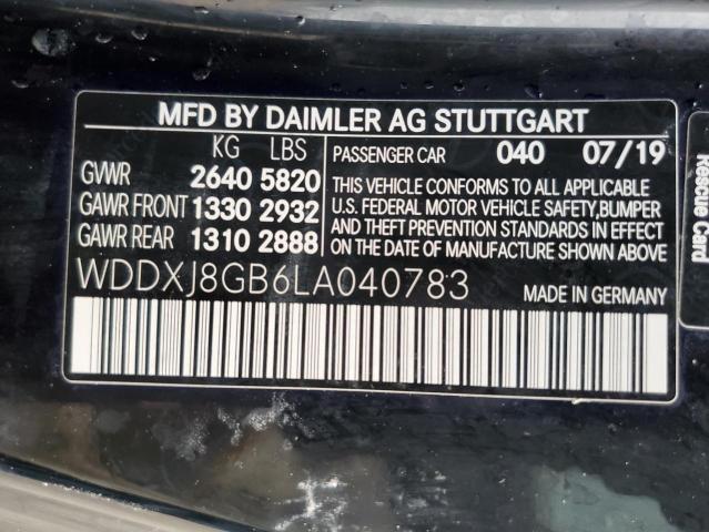 2020 MERCEDES-BENZ S 560 4MAT - WDDXJ8GB6LA040783