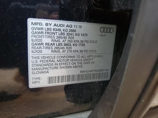 VIN WA1LXAF79LD001724 2020 Audi Q7, Premium Plus no.13