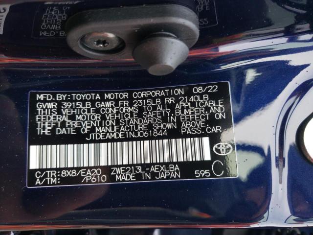 JTDEAMDE1NJ061844 Toyota COROLLA LE