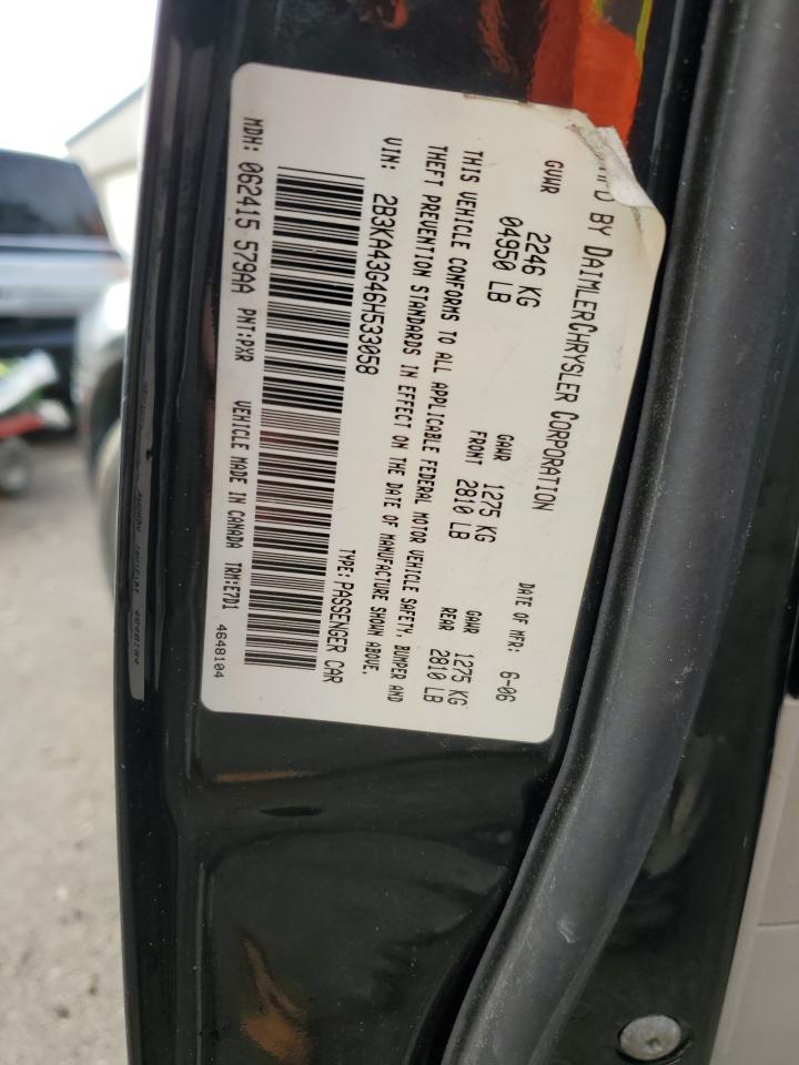 2B3KA43G46H533058 2006 Dodge Charger Se